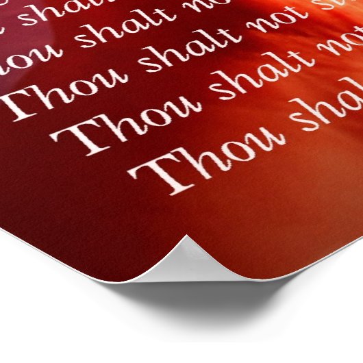 10 Comandes Poster (Hoek)