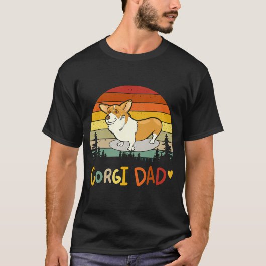 10 Corgi Dad T-shirt (Voorkant)