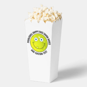 10 Custom Pickleball BLUE EYES Happy Face Popcorn Bedankdoosjes