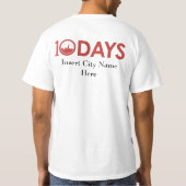 10 dagen T-shirts (Achterkant)