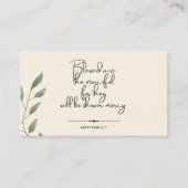 10 dagen van de Schrift Verse Kaarten | Matteüs 5: Contactkaartje (Voorkant)