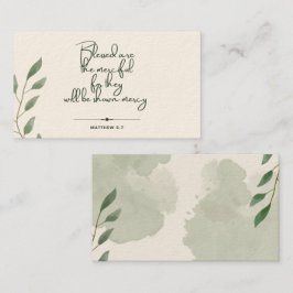 10 dagen van de Schrift Verse Kaarten | Matteüs 5: Contactkaartje