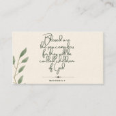 10 dagen van de Schrift Verse Kaarten | Matteüs 5: Contactkaartje (Voorkant)