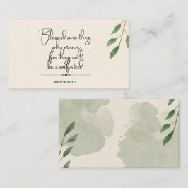 10 dagen van de Schrift Verse Kaarten | Matteüs 5: Contactkaartje