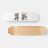 10 delige Drum Kit: 3D Model: Custom Skateboard (Horizontaal)