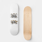 10 delige Drum Kit: 3D Model: Custom Skateboard (Voorkant)
