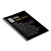 10 dingen die ik in het leven wil zijn nog meer pa notitieboek (Rechterzijde)