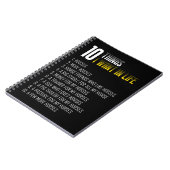 10 dingen die ik in het leven wil zijn nog meer pa notitieboek (Linkerzijde)