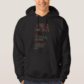 10 Dingen die ik wil in mijn leven Auto Auto Guy A Hoodie