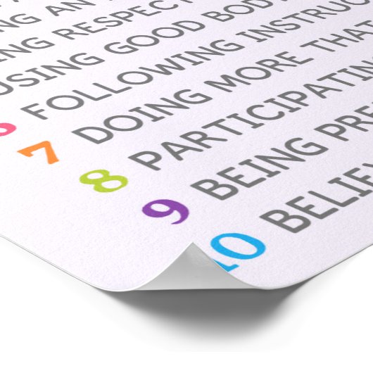 10 dingen om een geweldig Poster voor leslokaal vo (Hoek)