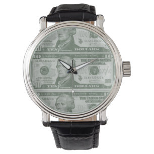 10 Dollar Bill Watch Horloge