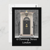 10 Downing Street, Londen (tekening) Briefkaart (Voorkant / Achterkant)