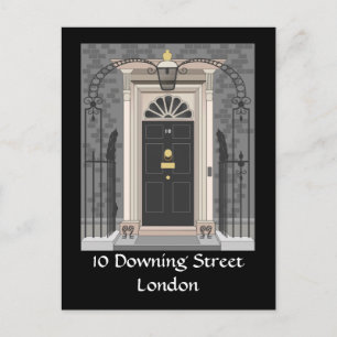 10 Downing Street, Londen (tekening) Briefkaart