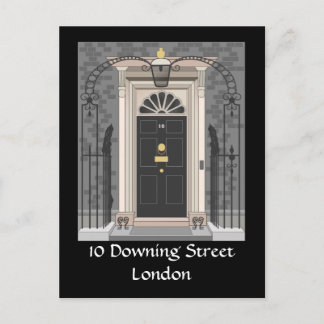 10 Downing Street, Londen (tekening) Briefkaart