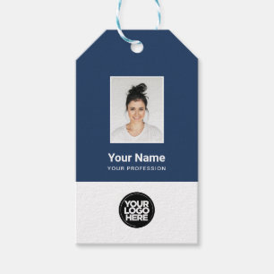 10 Eco werknemer foto, barcode, Logo, naamtags Cadeaulabel