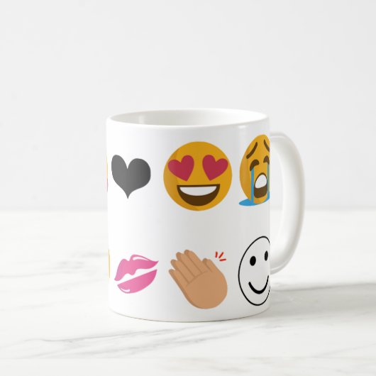 10 Emoji Koffiemok (Voorkant rechts)