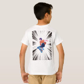 10 en onstuitbare jongens verjaardag t-shirt (Achterkant volledig)