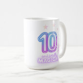 10 en Totally Magical Meisjes Verjaardag  Koffiemok (Voorkant rechts)