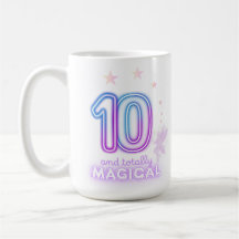10 en Totally Magical Meisjes Verjaardag 