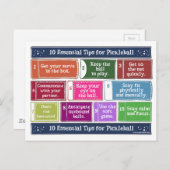 10 Essential Tips for Pickleball Briefkaart (Voorkant / Achterkant)