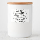 10 Eten Container Labels 25% OFF Bulk Kopen Kortin Voedselcontainer Etiket (Voorkant)