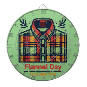 10 feb - Flaneldag Dartbord