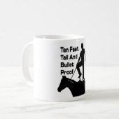 10 Feet Tall en Bullet Proof Koffiemok (Voorkant links)