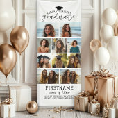 10 Foto Collage Afstuderen Modern Minimaal Wit Spandoek