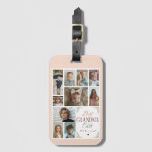10 Foto Collage Beste Oma Ooit Bagagelabel (Voorkant (verticaal))