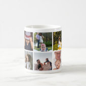 10 Foto Collage DIY Fun, persoonlijk Koffiemok (Center)