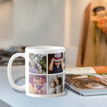 10 Foto Collage DIY Fun, persoonlijk Koffiemok<br><div class="desc">10 Foto Collage DIY Fun Personalized Sjabloon Design.. voeg eenvoudig uw eigen foto's toe aan deze geweldige aangepaste mok...  die gemakkelijk te personaliseren is.. aanpasbare fotosjablonen uit Ricaso</div>