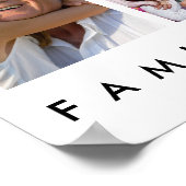 10 Foto Collage Familie Is Alles Citaat Wit Poster (Hoek)