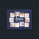 10 Foto Collage Love Family Canvas Afdruk<br><div class="desc">aangepast gemaakt 10 fotosjabloon gemaakt door u persoonlijke wandkunst - Canvas Print from Ricaso - voeg uw eigen foto's en tekst toe aan dit fantastische canvas</div>