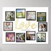 10 Foto Collage Persoonlijke liefde Folie Afdrukken (Voorkant)