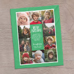 10 Foto Collage Rand - Merry Christmas Type Fleece Deken<br><div class="desc">Een grote fotorand met tekst in het midden. Gebruik 10 vierkante foto's en maak een unieke en trendy vrolijke kerstbegroeting met een retro blokletters aan de voorkant. Als u iets wilt verplaatsen,  klikt u op de knop Aanpassen om wijzigingen aan te brengen.</div>