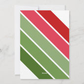 10 foto Collage rand - Retro Stripe Downloaden Feestdagenkaart (Achterkant)