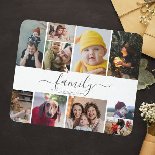 10 foto collage Schattig familie liefde herinnerin Muismat