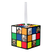10 Foto colorful square color puzzle cube, kleurri Decoratie (Achter hoekig)