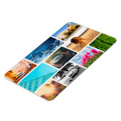 10 Foto Fridge Magnet Sjabloon Collage White Magneet (Linkerzijde)