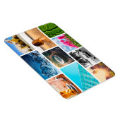 10 Foto Fridge Magnet Sjabloon Collage White Magneet (Rechterzijde)