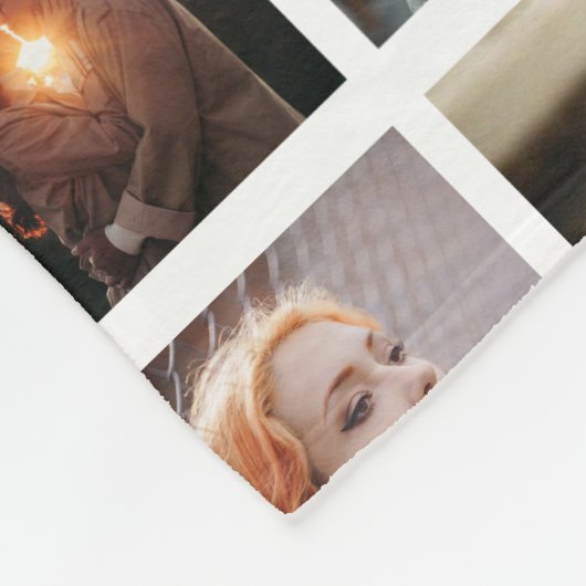 10 foto gepersonaliseerde Fleece Deken (Hoek)