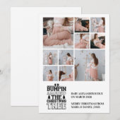 10 Foto Kerstboom Zwangerschapsaankondiging Feestdagenkaart (Voorkant / Achterkant)