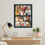 10 Foto Modern Geometric Stylish Name Canvas Afdruk<br><div class="desc">10 Foto Modern Geometric Stylish Name Canvas Afdrukken biedt tien van uw favoriete afbeeldingen voor een eenvoudige en snelle DIY en voegt uw eigen fotocollage toe. Personaliseer met jouw naam en omringd met een geometrisch patroon. Maakt een perfect cadeau voor Kerstmis, verjaardagen, Moederdag, zussen, beste vrienden en nog veel meer....</div>