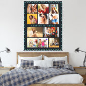 10 Foto Modern Geometric Stylish Name Canvas Afdruk (Insitu (Slaapkamer))