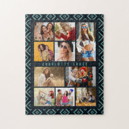 10 Foto Modern Geometric Stylish Name Legpuzzel