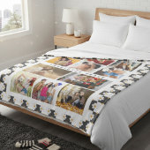 10 Foto Modern Groovy Daisy Flower Stylish Name Fleece Deken