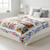 10 Foto Moderne kleurrijke Waterverf Abstracte naa Fleece Deken