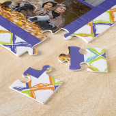 10 Foto Trendy Moderne Colorful Geometric Name Legpuzzel (Zijkant)