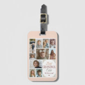 10 Fotocollage Beste oma ooit Bagagelabel (Voorkant (verticaal))