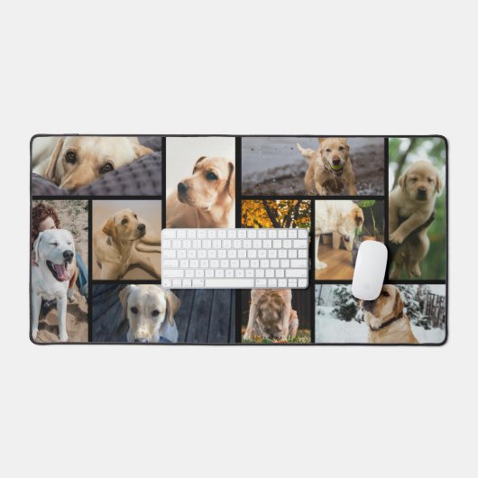 10 Fotocollage gepersonaliseerd Bureaumat (Keyboard & Muis)